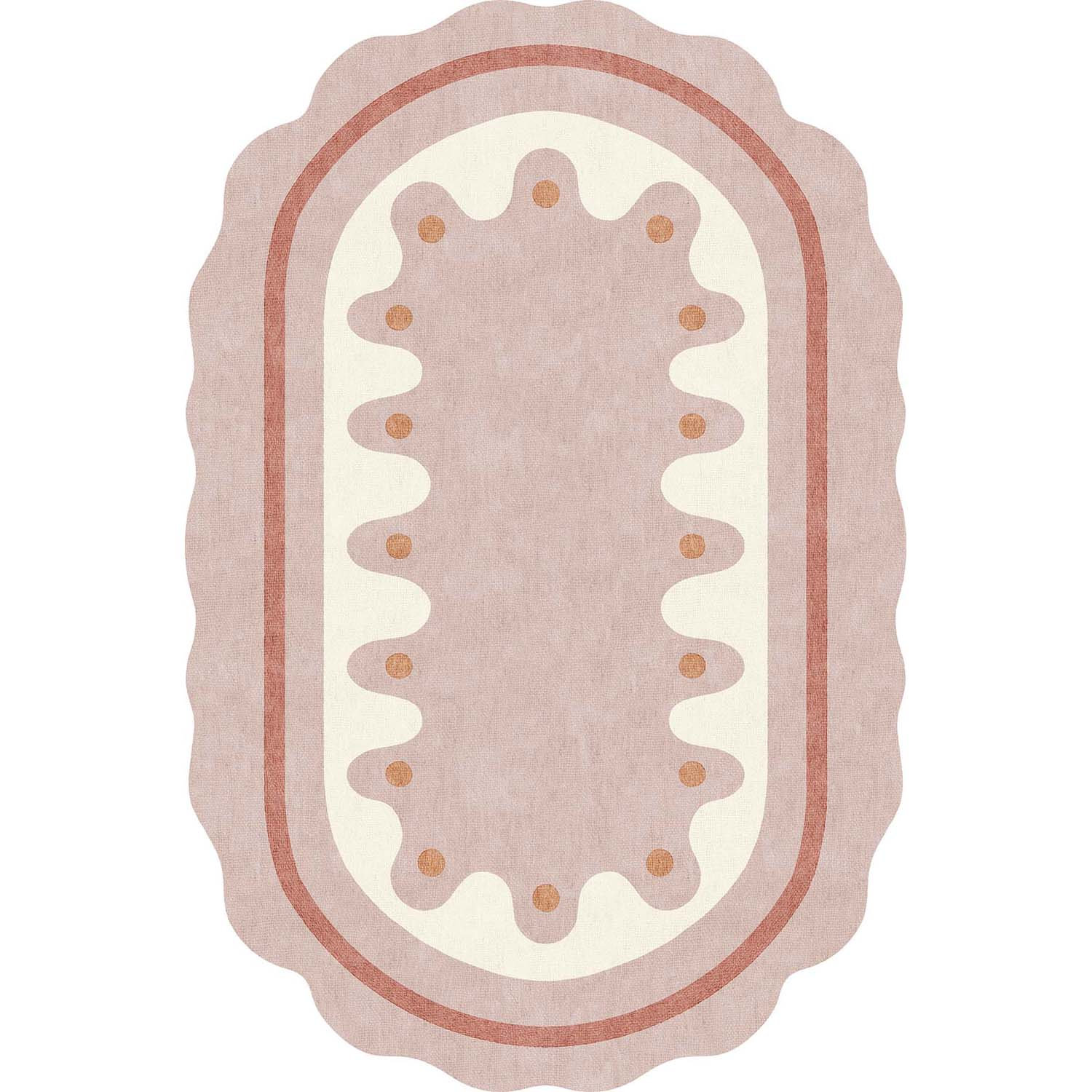 Scion Oakham Blush Oval Rug