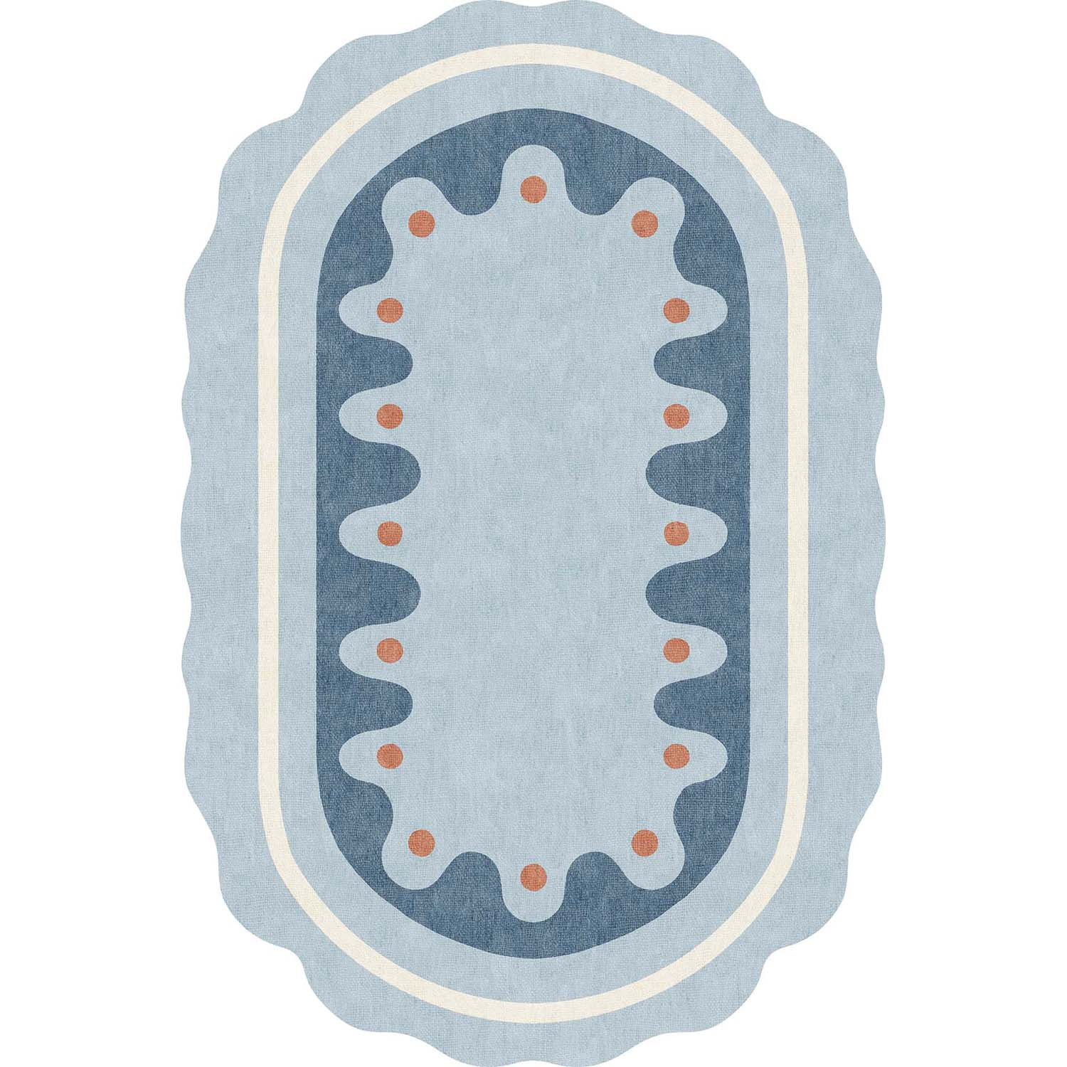 Scion Oakham Denim Oval Rug