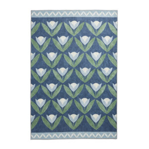 Scion Tulip Trellis Midnight Rug