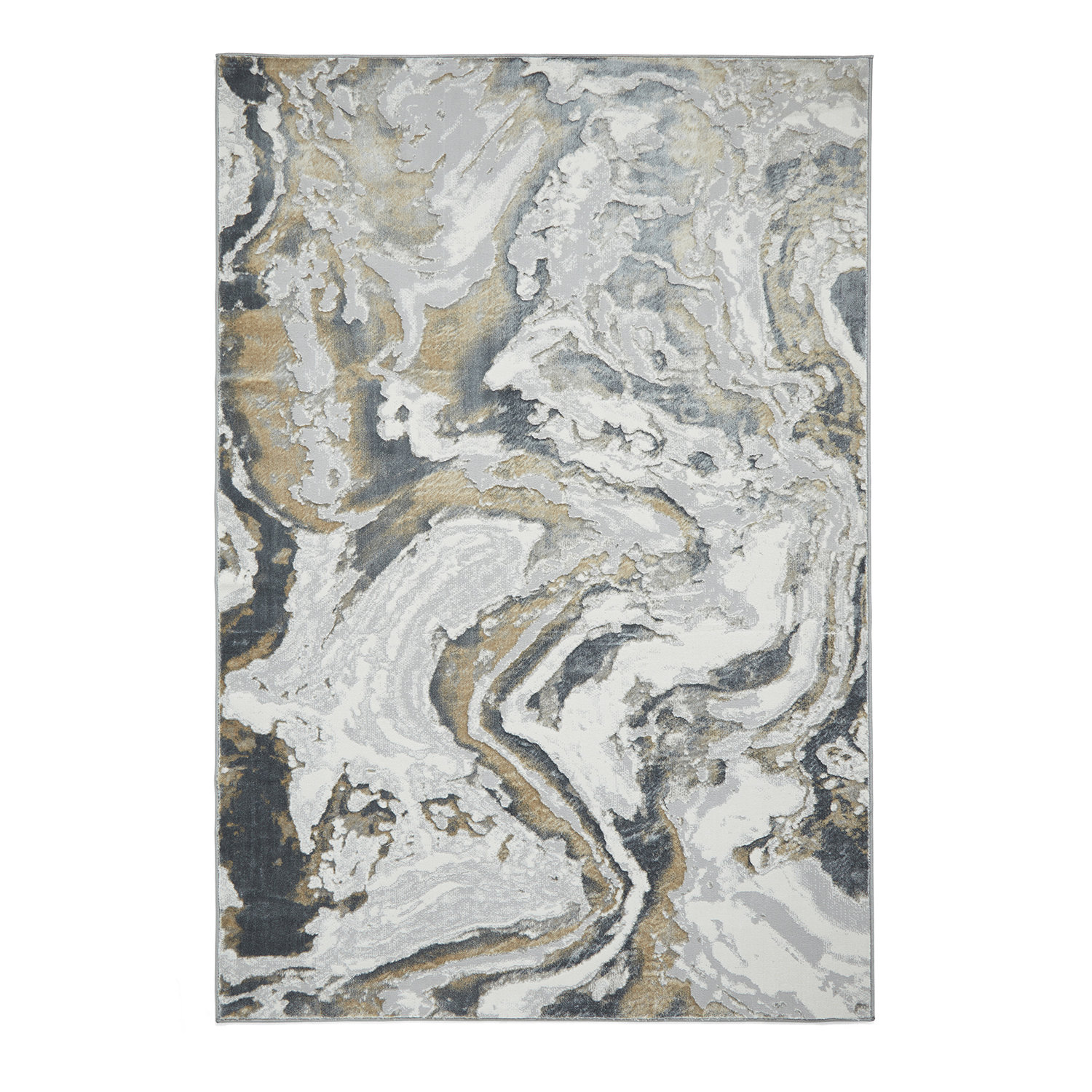 Tidal TL837 Silver Beige Rug
