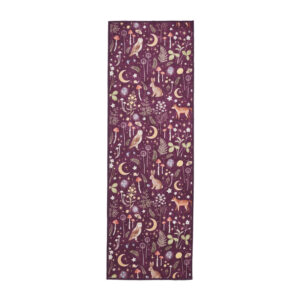 Catherine Lansfield Twilight Animals Plum Runner