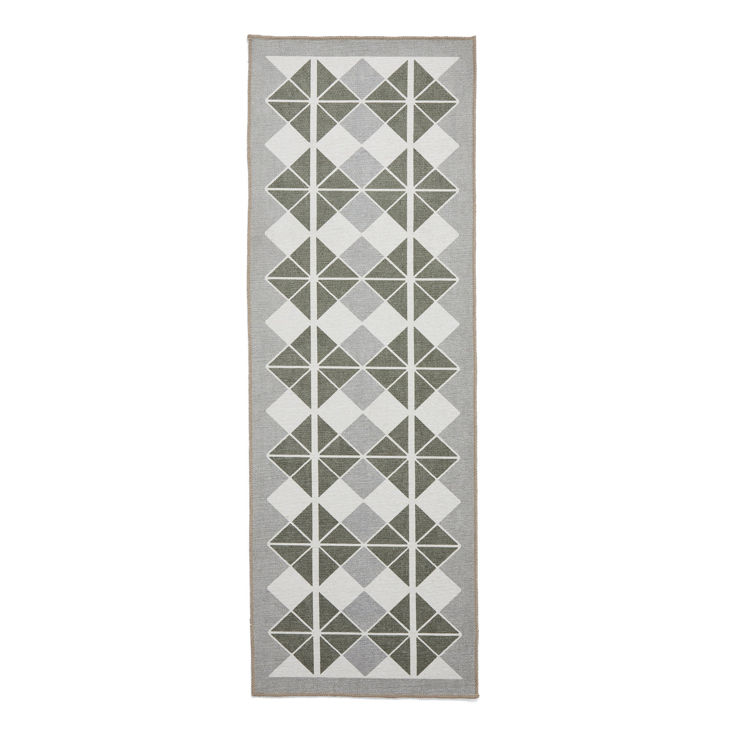 Victoria H1184 Grey Green Runner