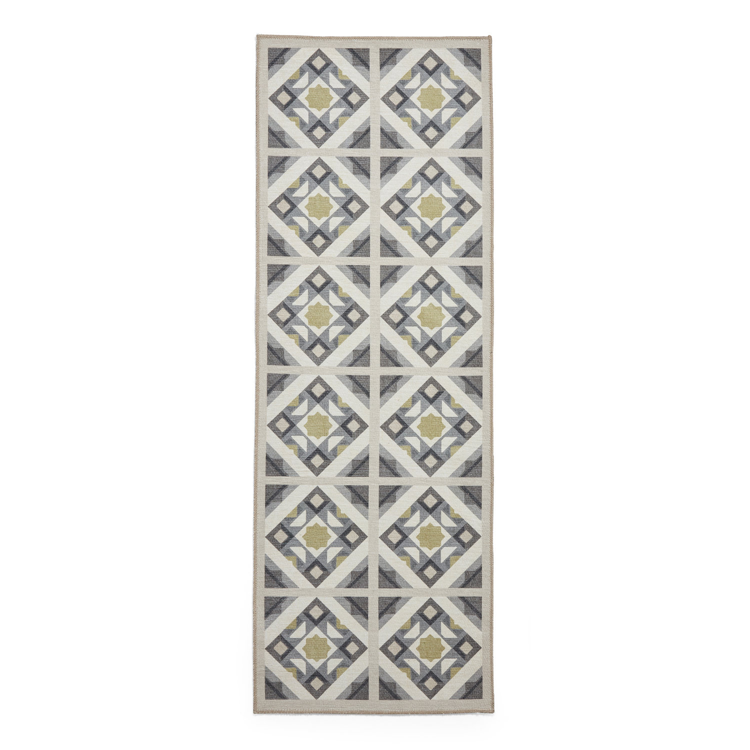 Victoria H1187 Grey Yellow Runner