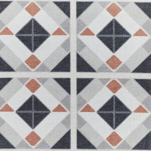 Victoria H1190 Grey Orange Rug