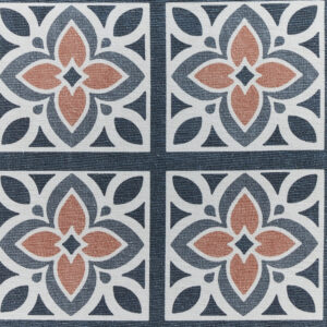 Victoria H1191 Grey Orange Rug