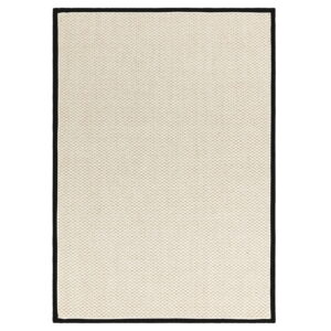 Korra Double Loop Charcoal Cream Rug