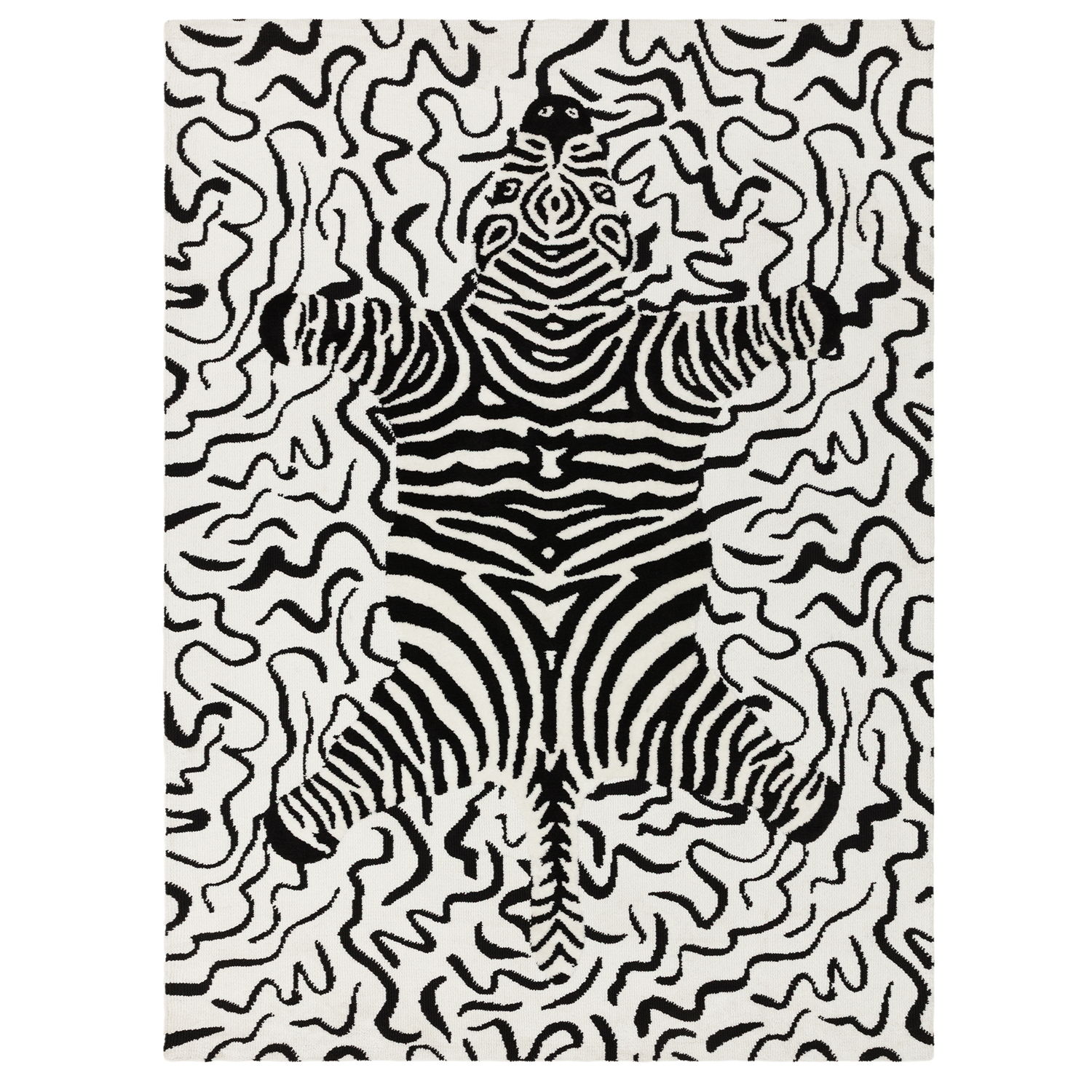 Wilder Zebra Mono Rug