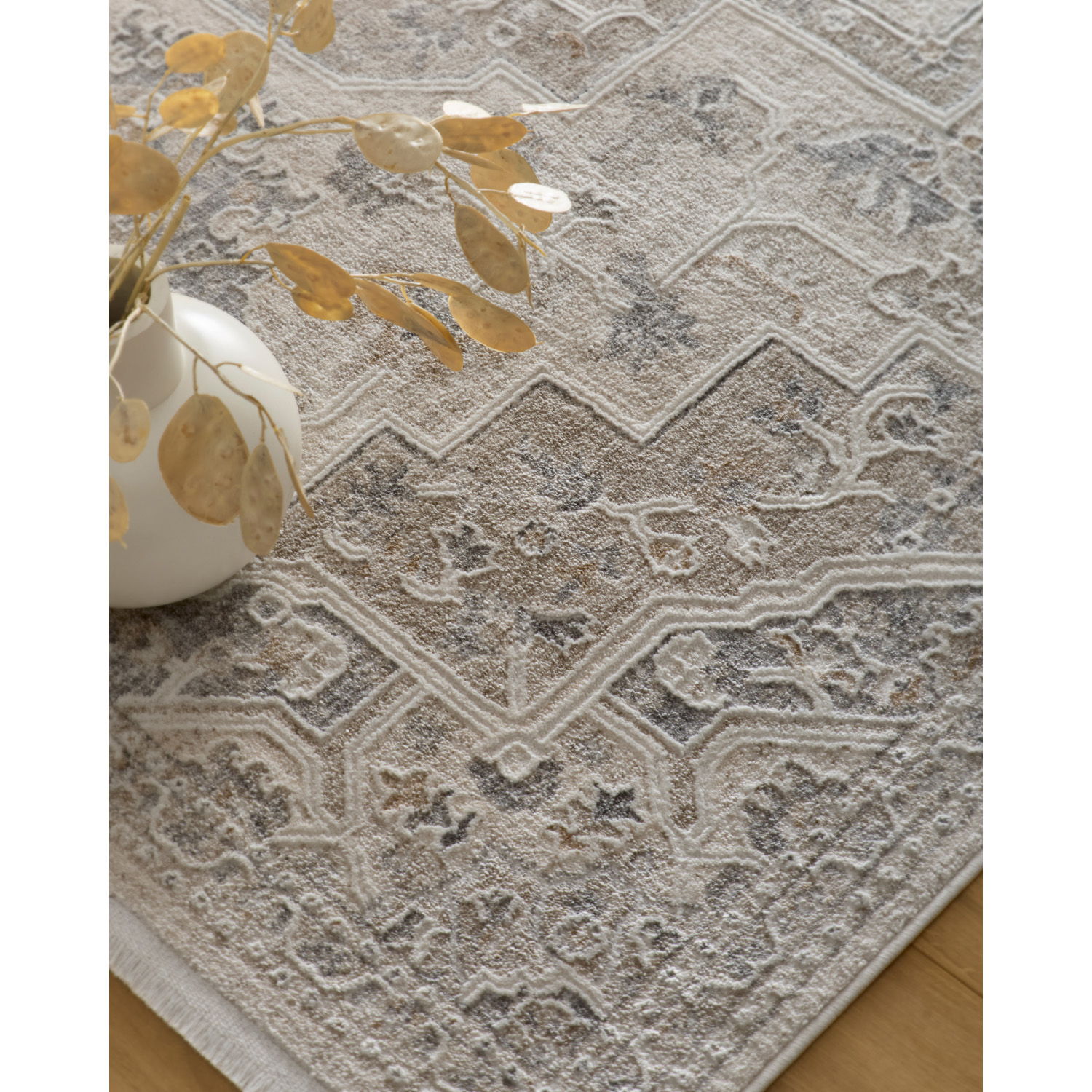 Bijou Cream Rug D_03