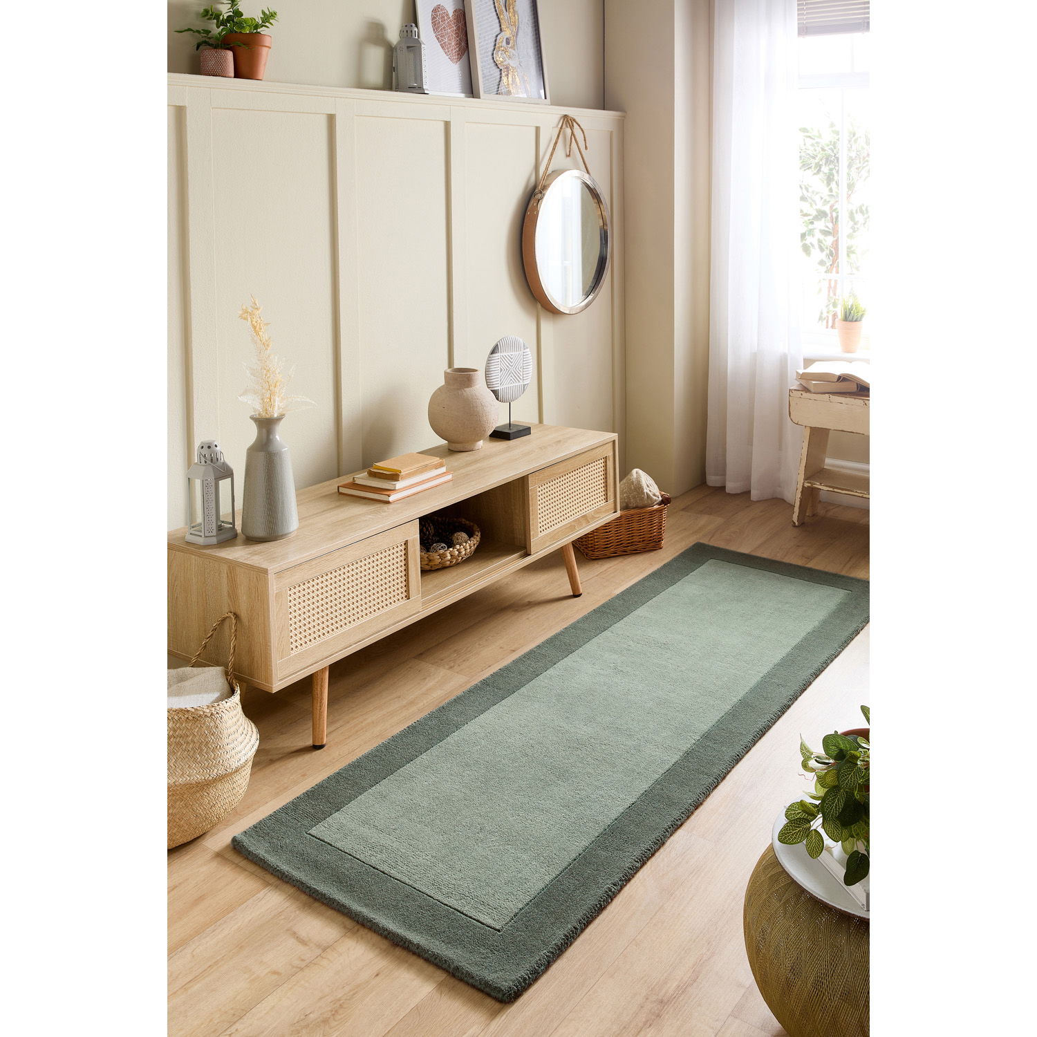 Borders Sage Green Runner L_01