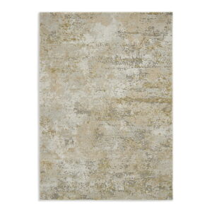 Brixton R52B Green Cream Rug