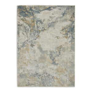 Brixton R66A Blue Cream Rug