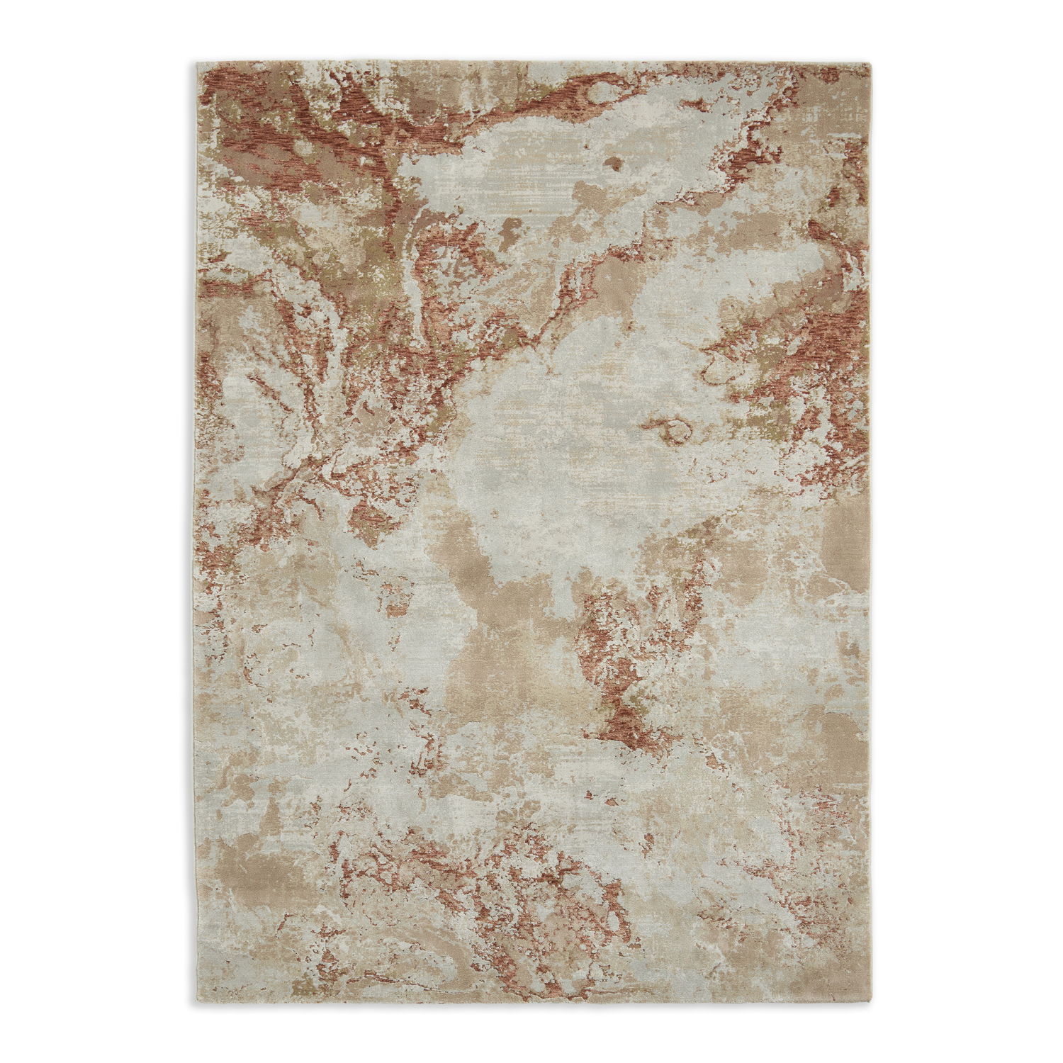 Brixton R66C Rust Cream Rug