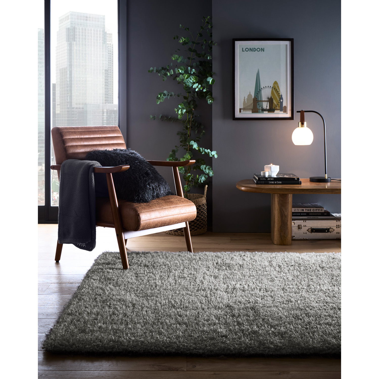 Chicago New Grey Rug L1
