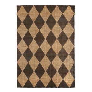 Jute Diamond Natural Brown Rug