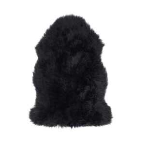 Genuine Sheepskin Black