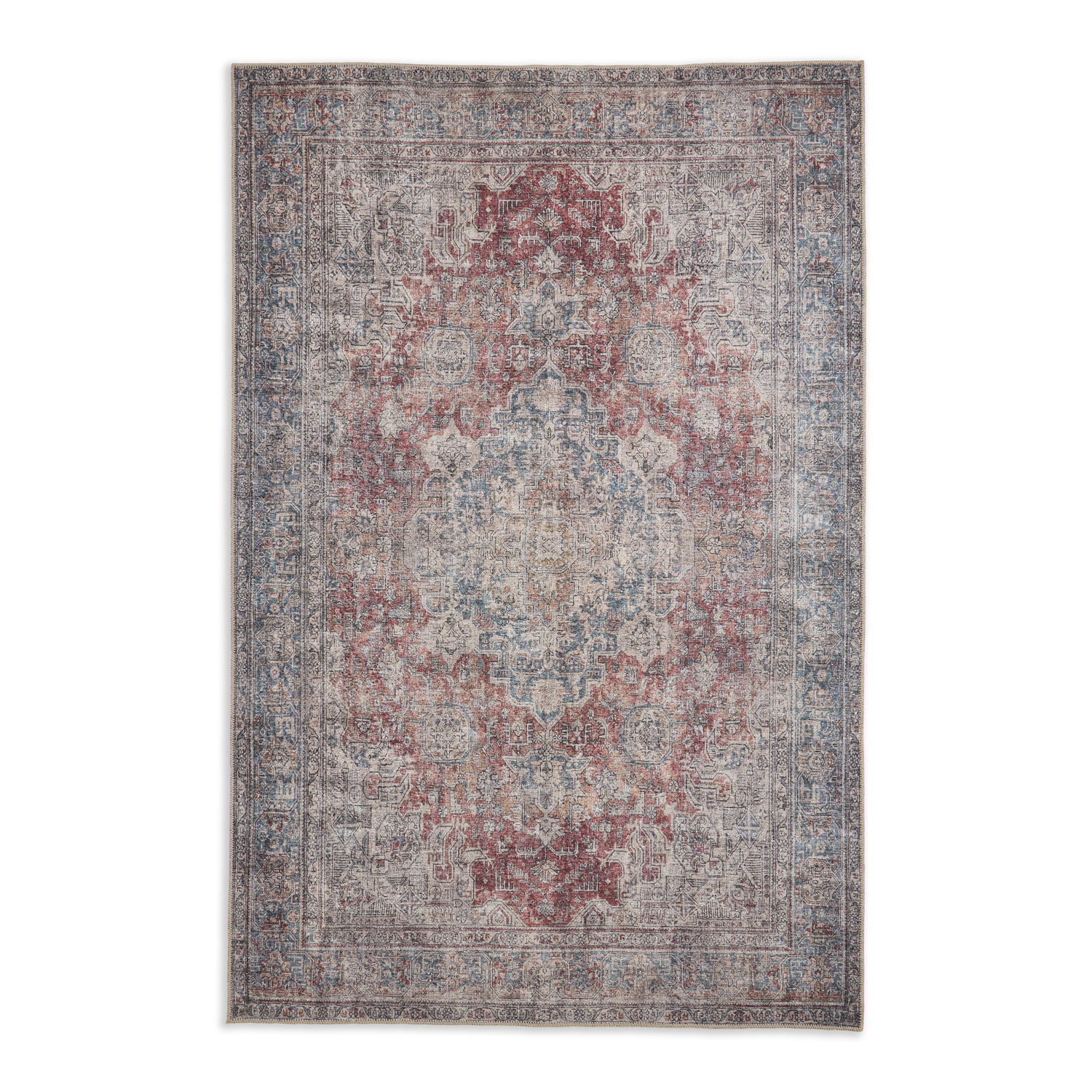 Heirloom 1077 Rust Teal Rug