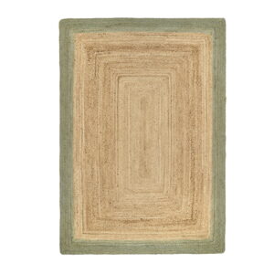 Jute Border Sage Green Rug