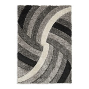 Laguna P015 Grey Black Rug