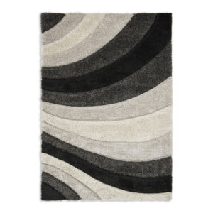 Laguna P017 Grey Black Rug