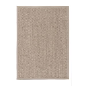 Sisal Light Beige with Sand Border Rug