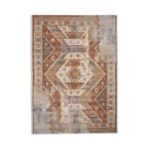Quartz X054 Rust Blue Rug