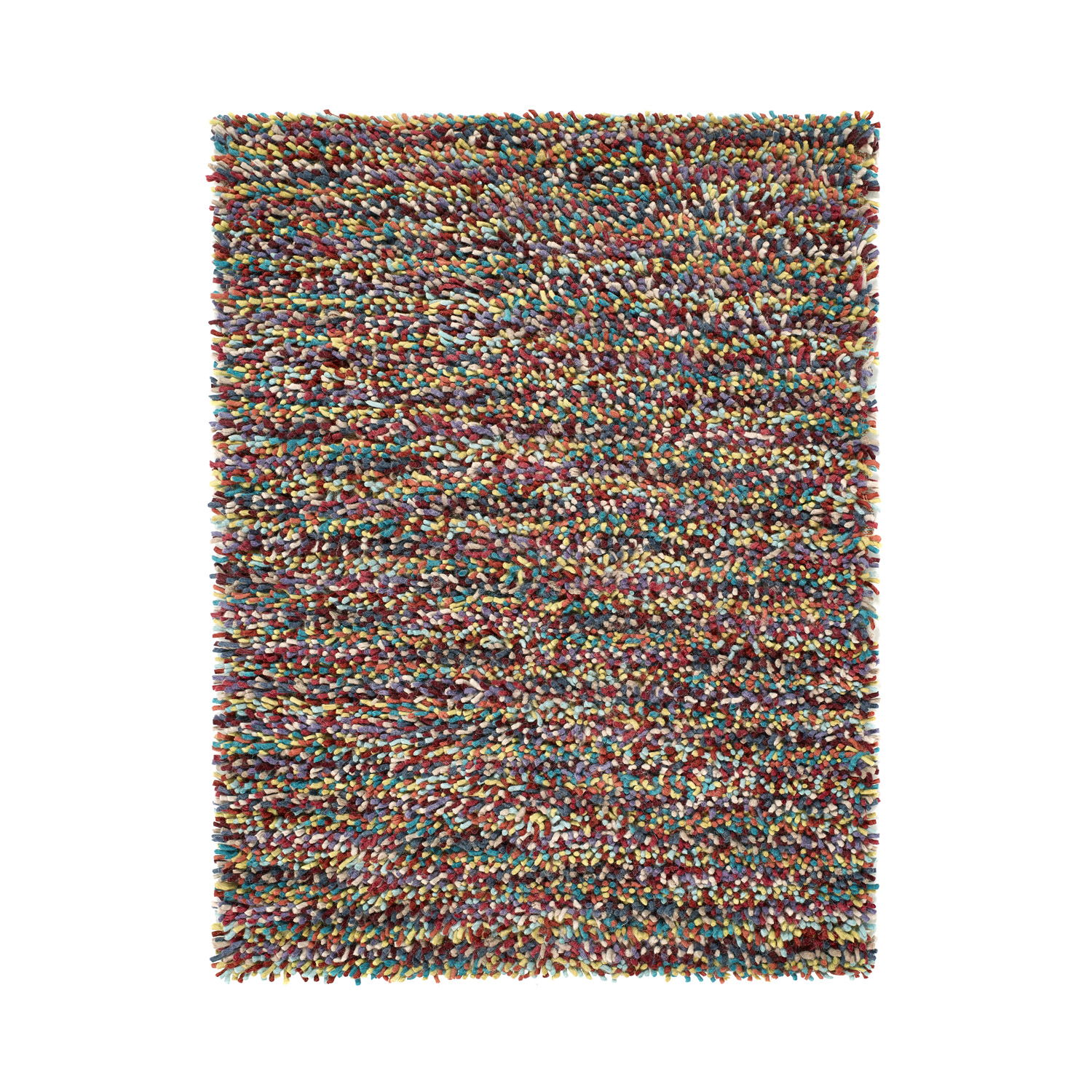Rocks Shaggy Multi Rug