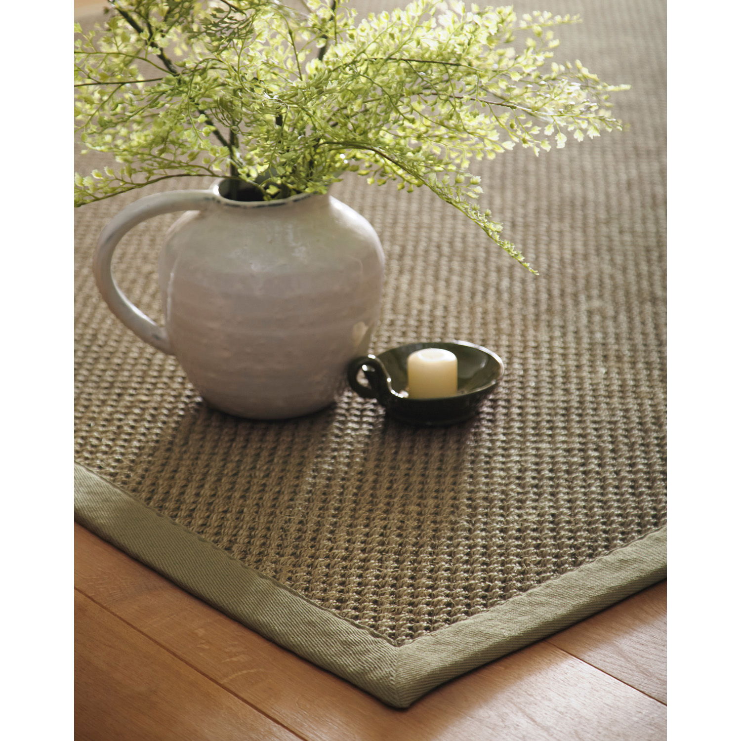 Sage Green Sage Green Border Rug D_01