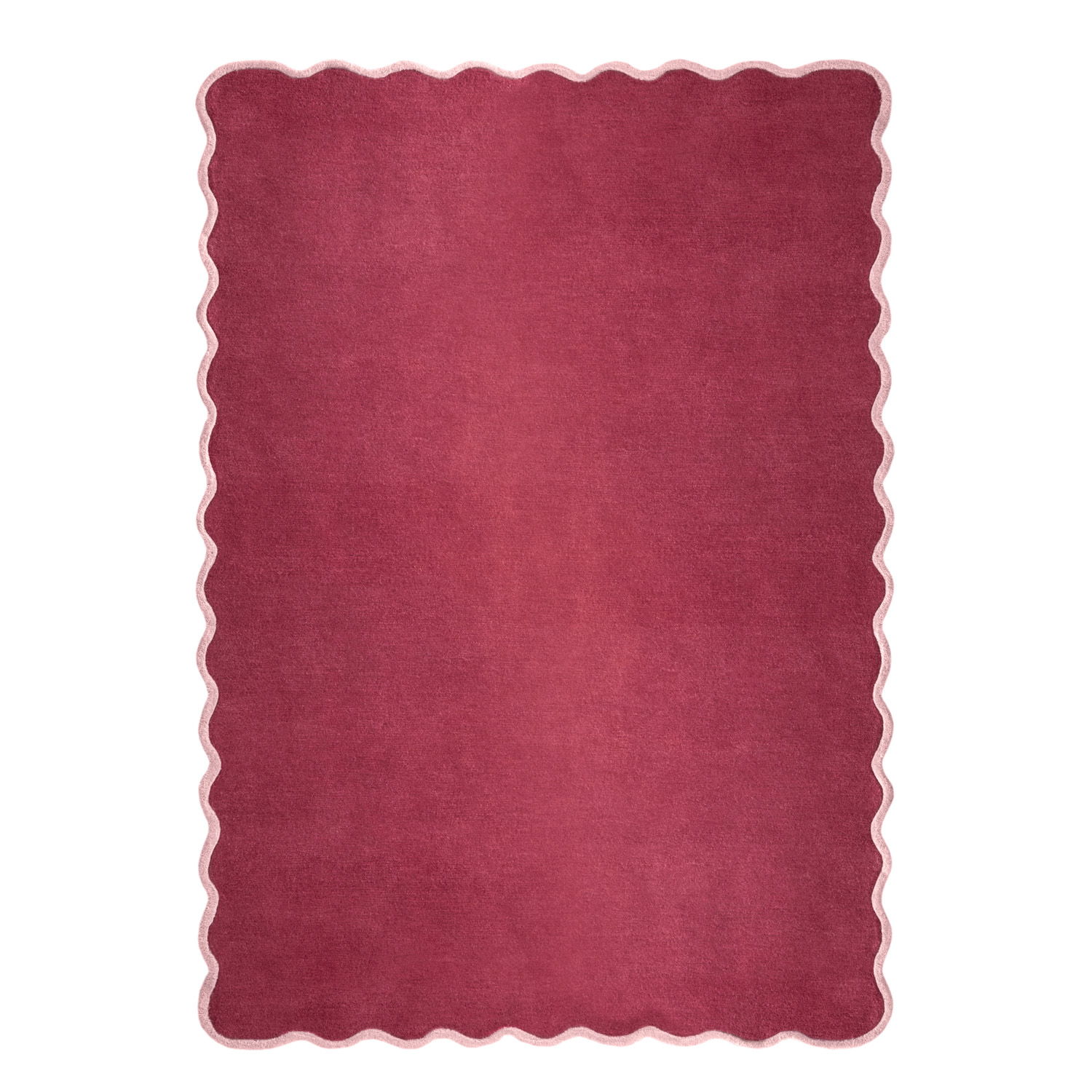 Scalloped Elsie Coral Lilac Rug