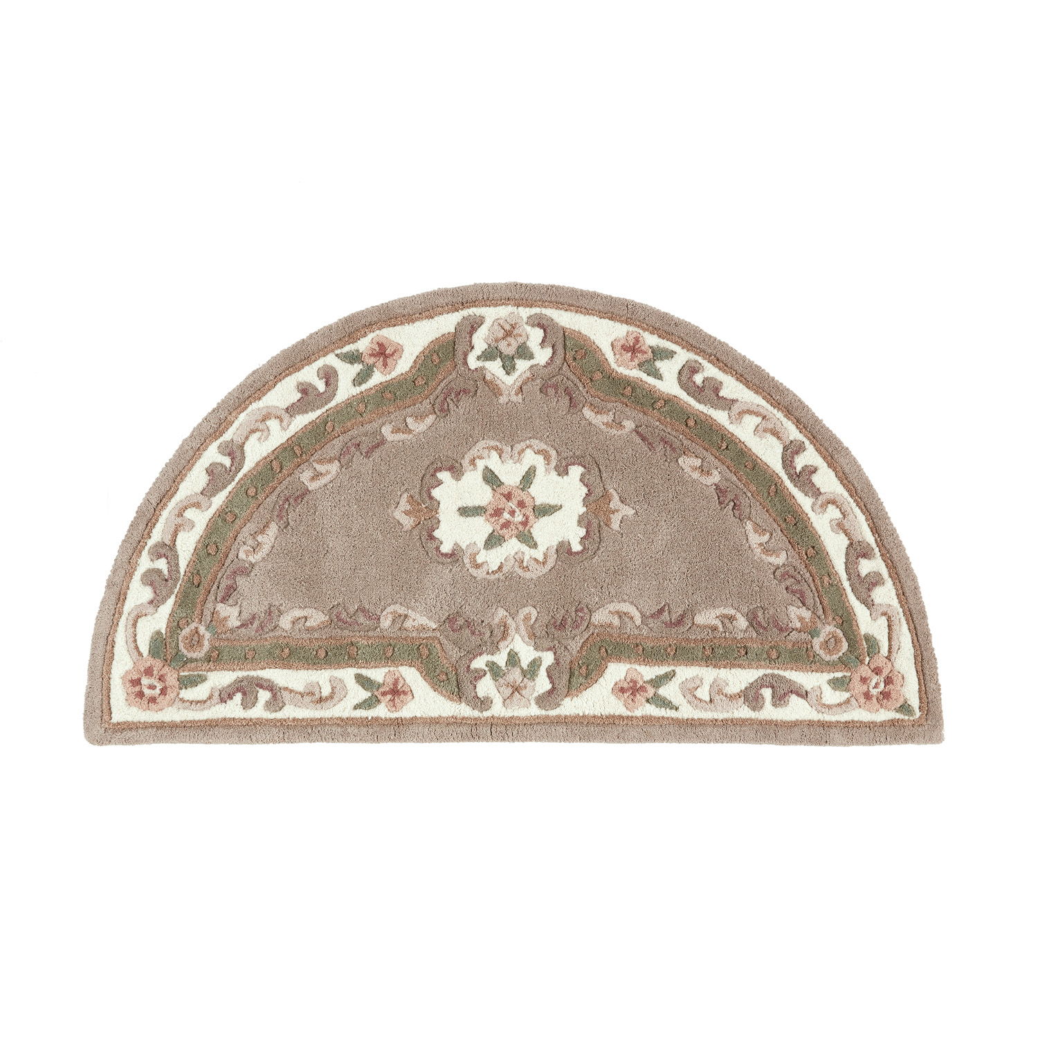 Shensi Beige Half Moon Rug
