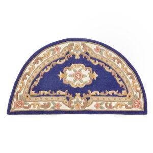 Shensi Navy Half Moon Rug
